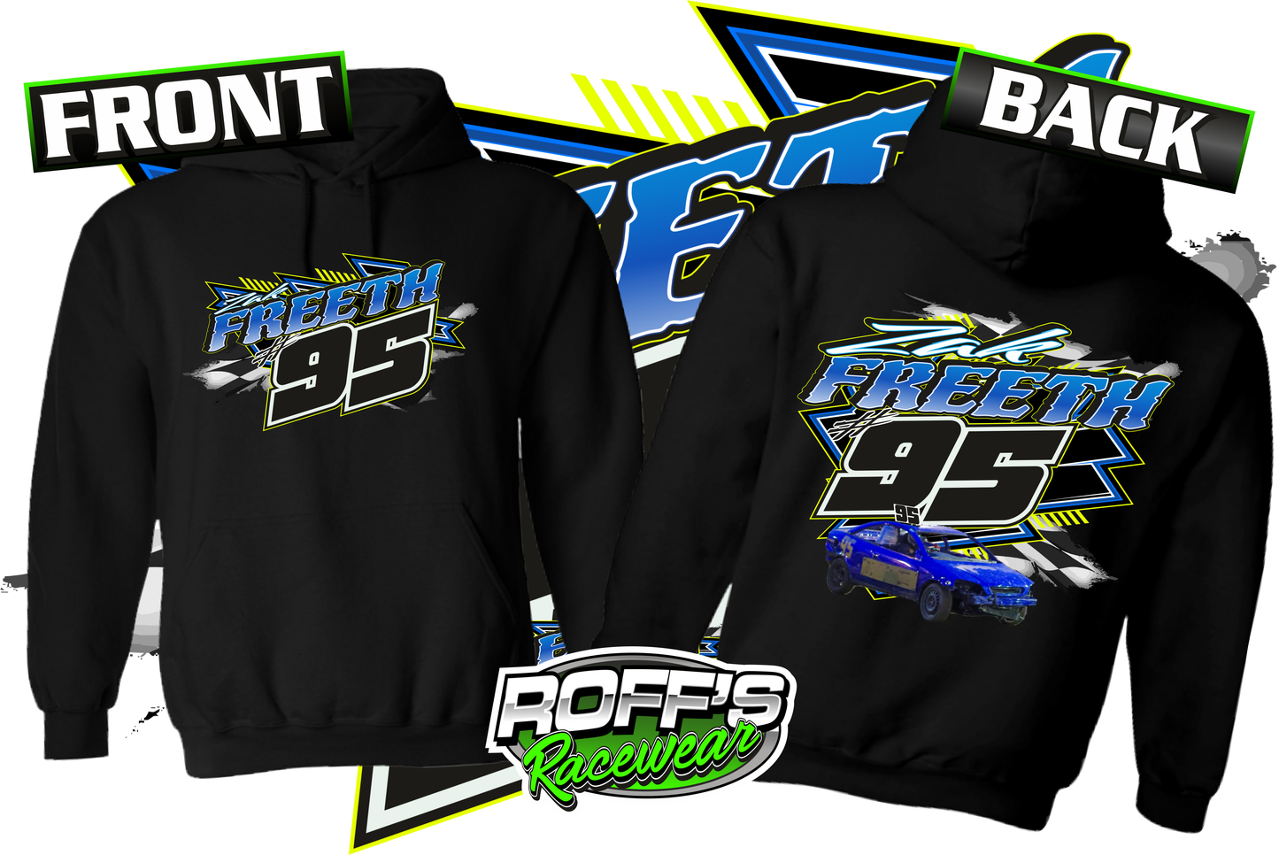 #95 Zak Freeth Adult Hoodies