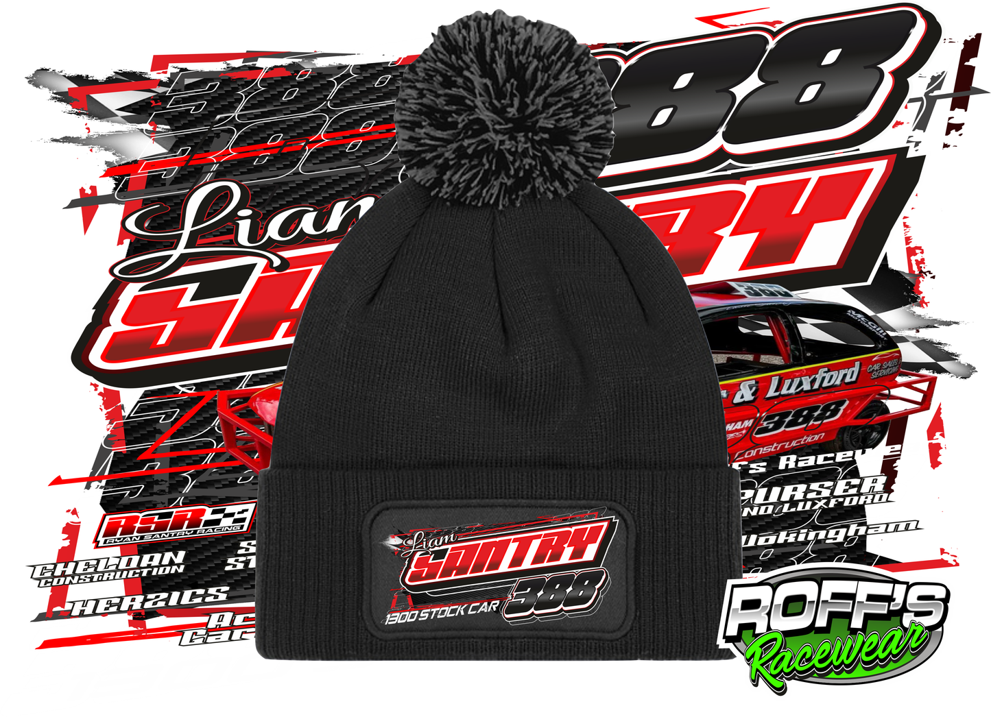 #388 Liam Santry Bobble Hat