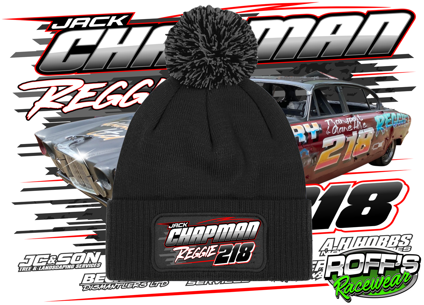 #218 Jack Chapman Reggie Bobble Hat