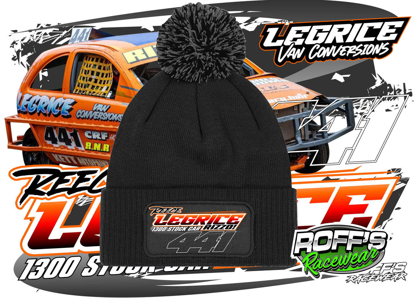 #441 Reece "Rizzo Legrice Bobble Hat