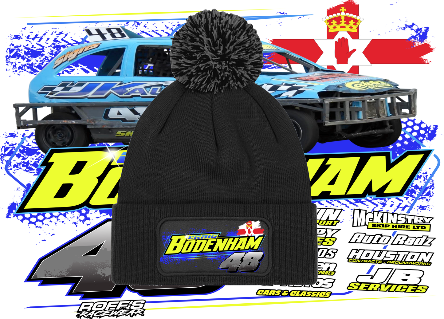 #48 Craig Bodenham Bobble Hat