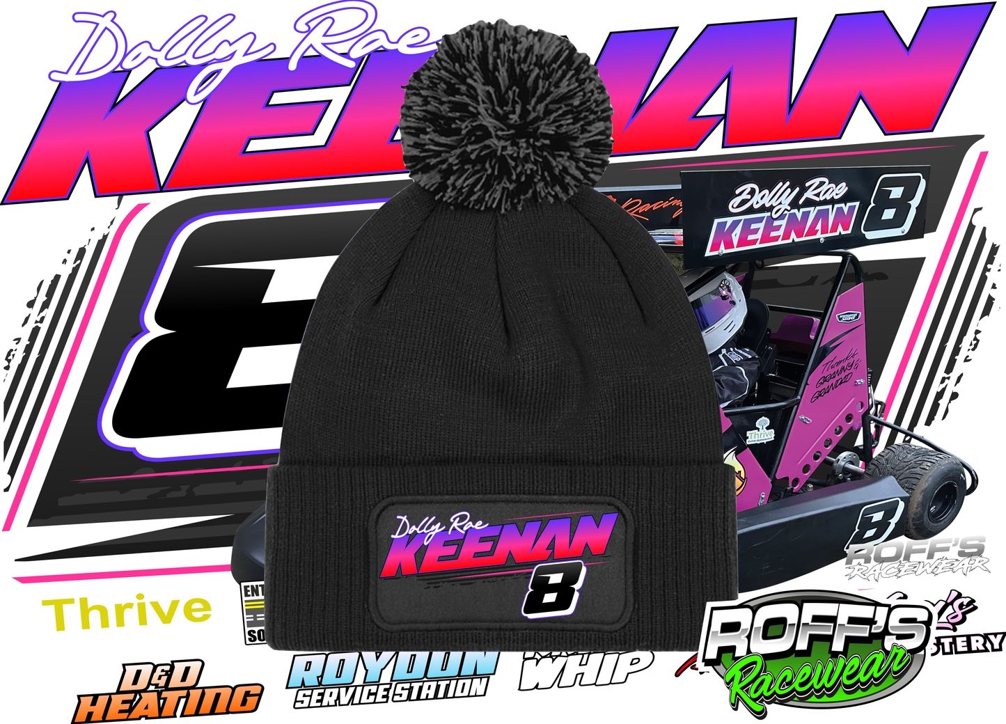 #8 Dolly Rae Keenan Bobble Hat