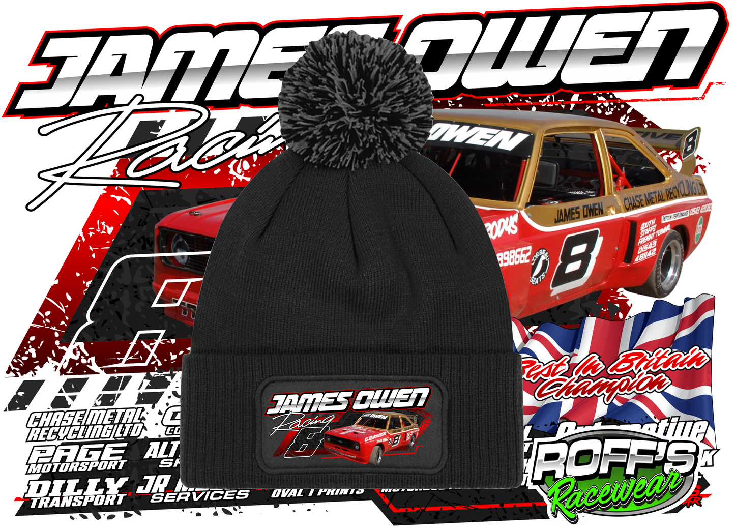 #8 James Owen Bobble Hat