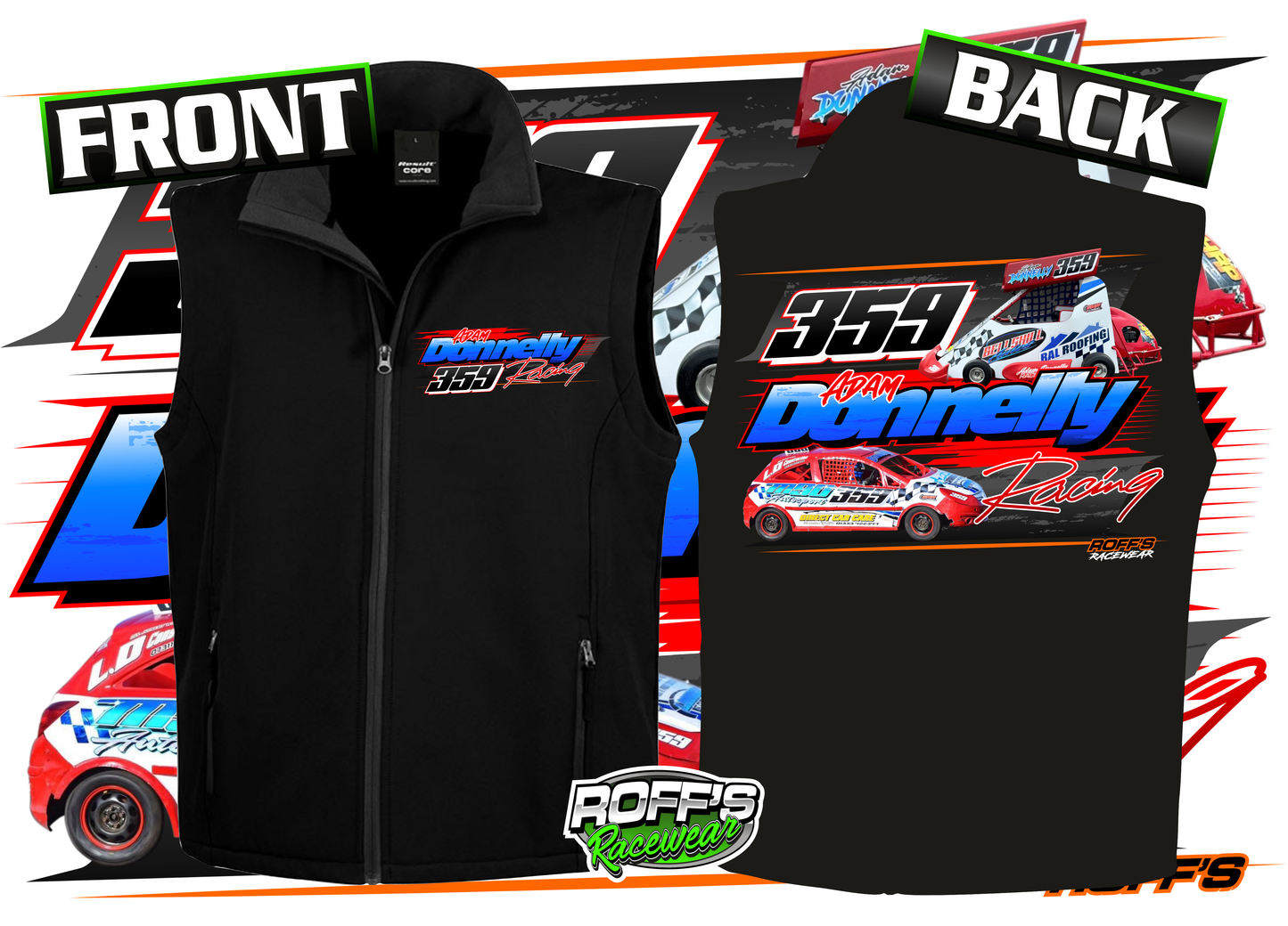 #359 Adam Donnelly Racing Bodywarmer
