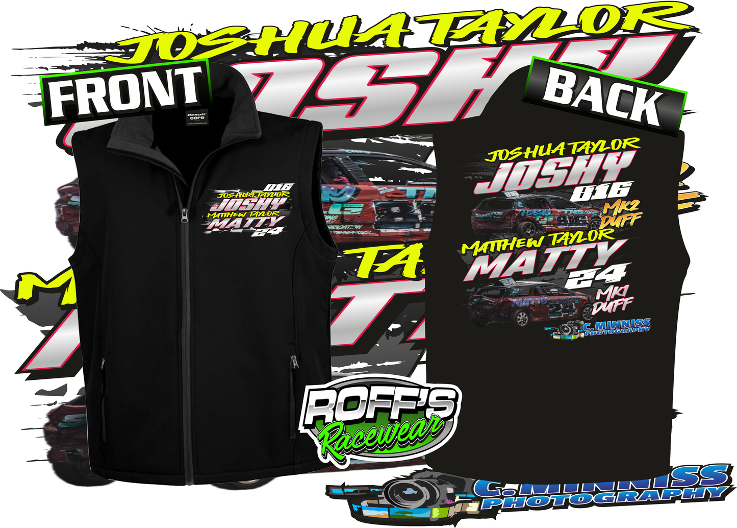 #24 / 816 Team Taylor Racing Adult Bodywarmers