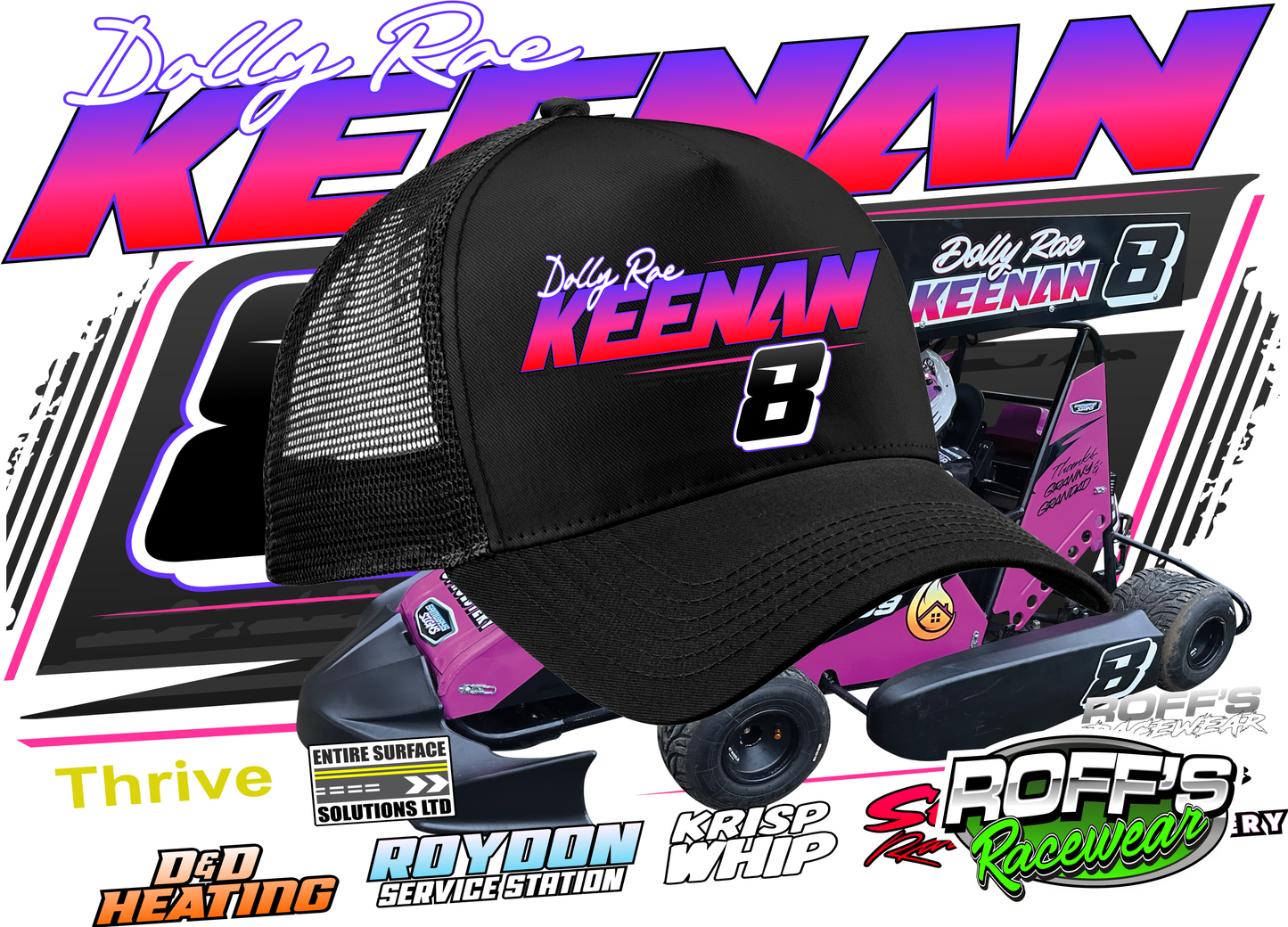 #8 Dolly Rae Keenan Cap