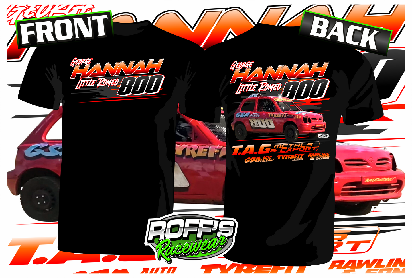 #800 George "Little Romeo" Hannah Kids T-Shirts