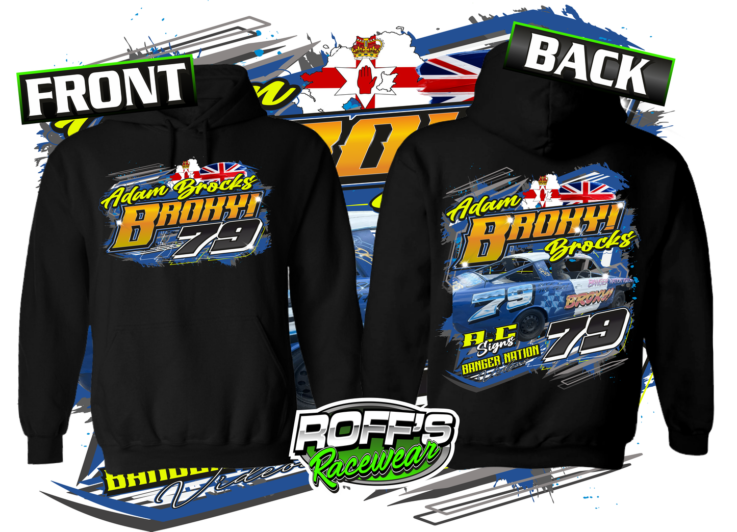 #79 Adam "Broxy" Brocks Kid Hoodies