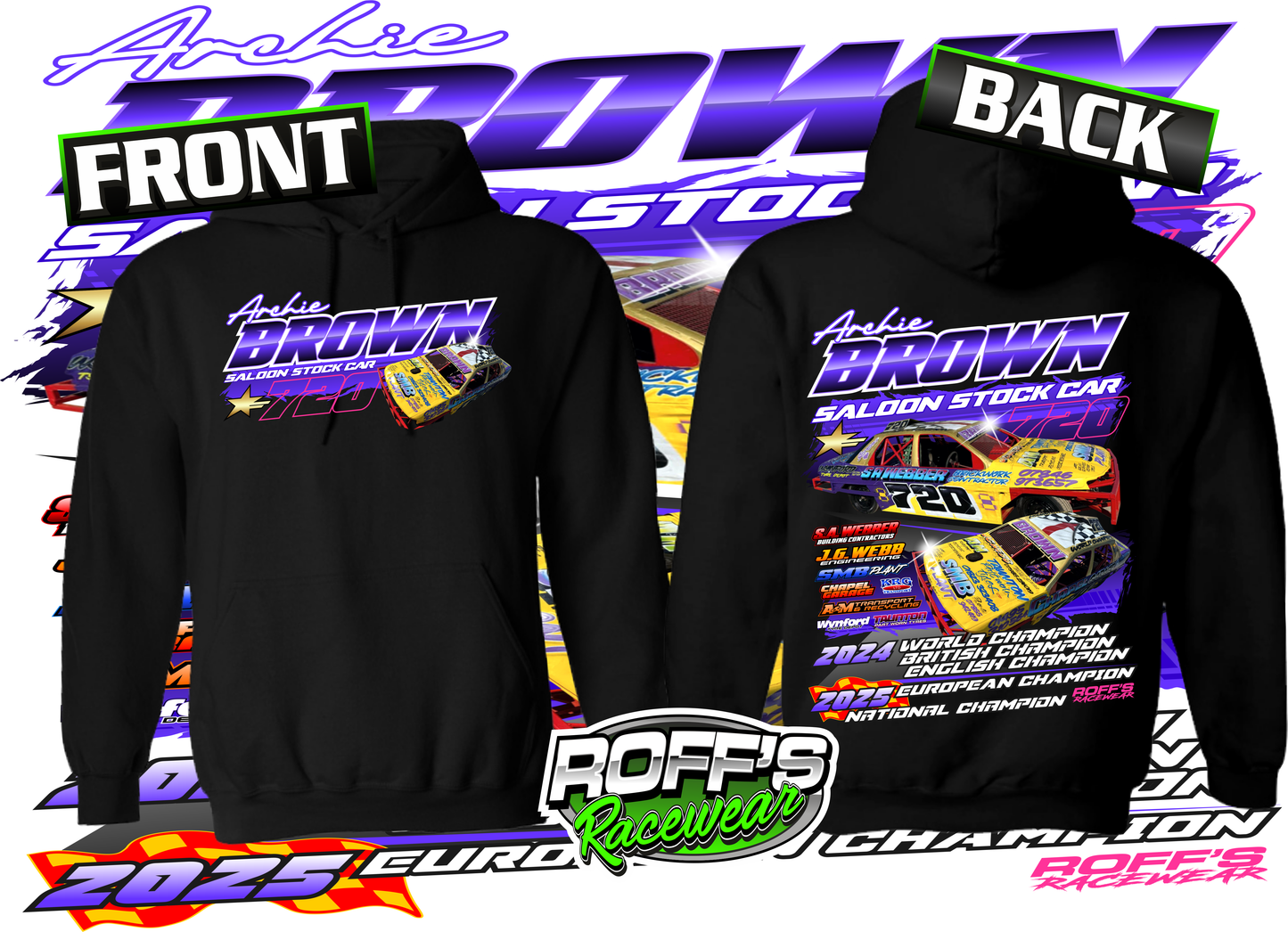 #720 Archie Brown Adult Hoodies (Print)