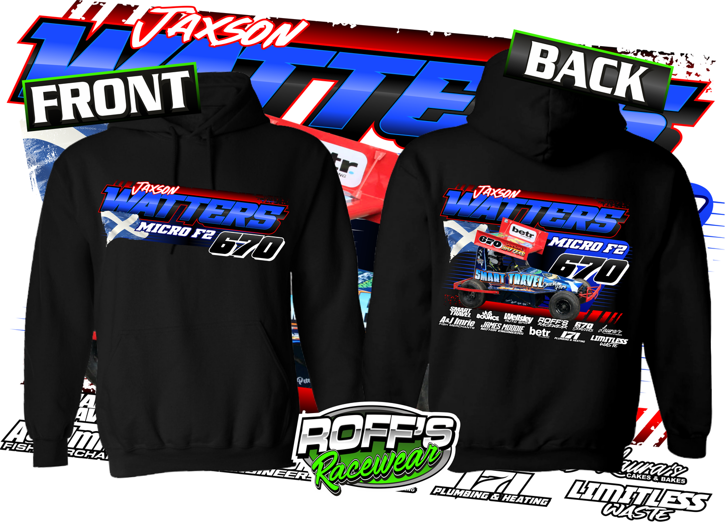 #670 Jaxson Watters Adult Hoodie