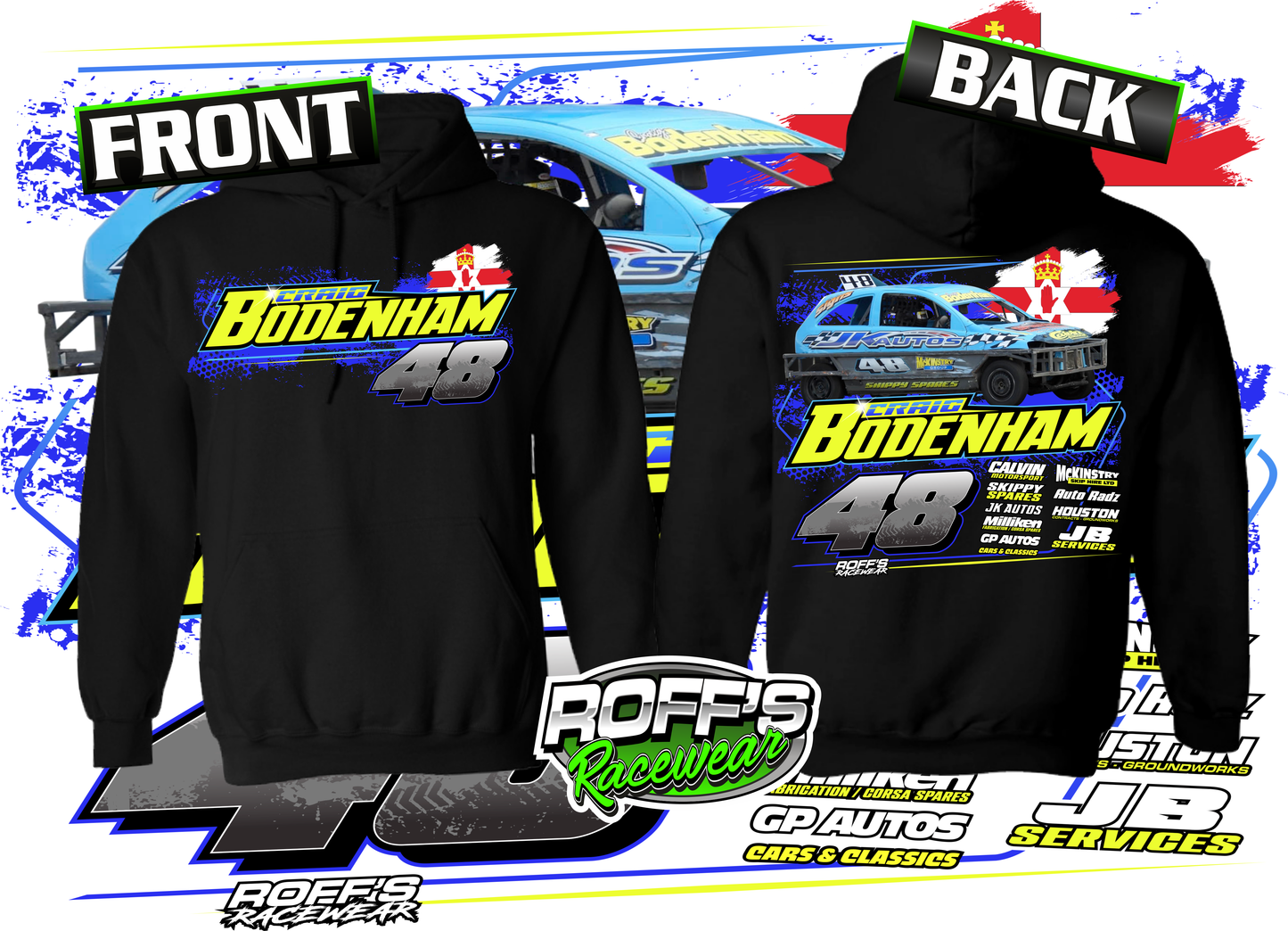#48 Craig Bodenham Adult Hoodies