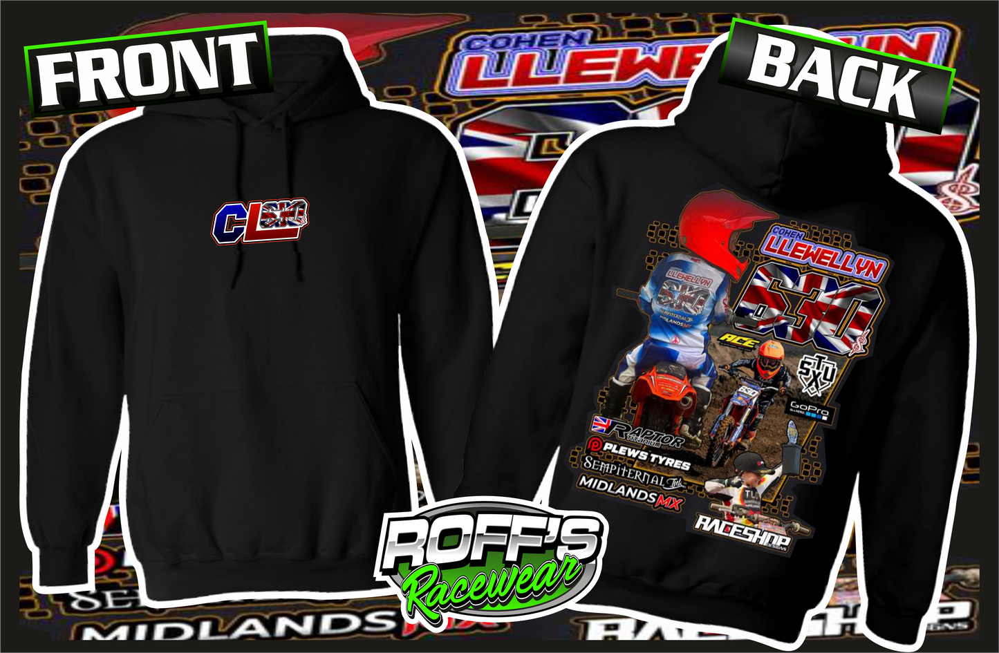#630 Cohen Llewellyn Kids Hoodies