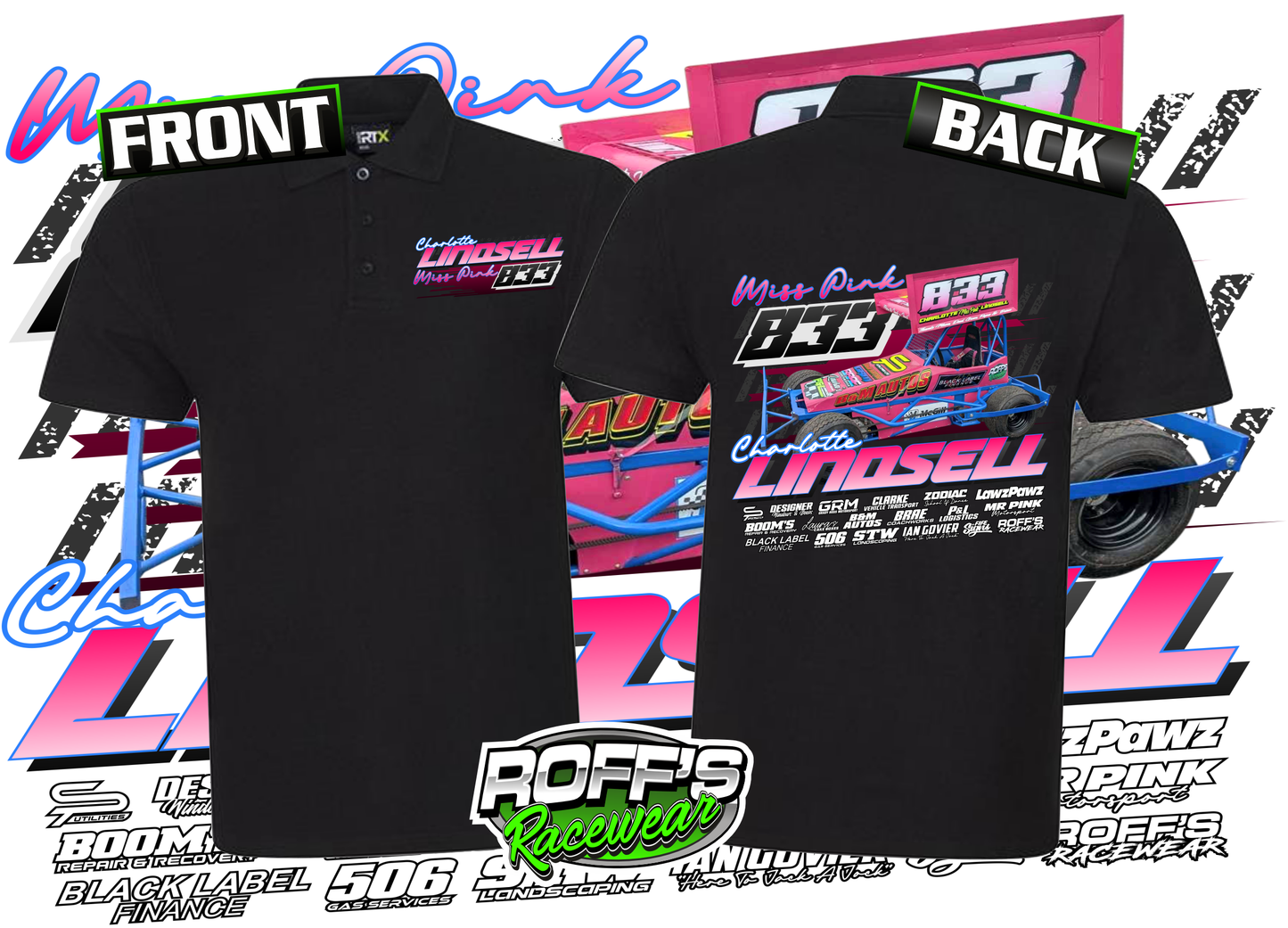 #833 Charlotte "Miss Pink" Lindsell Kid Polo