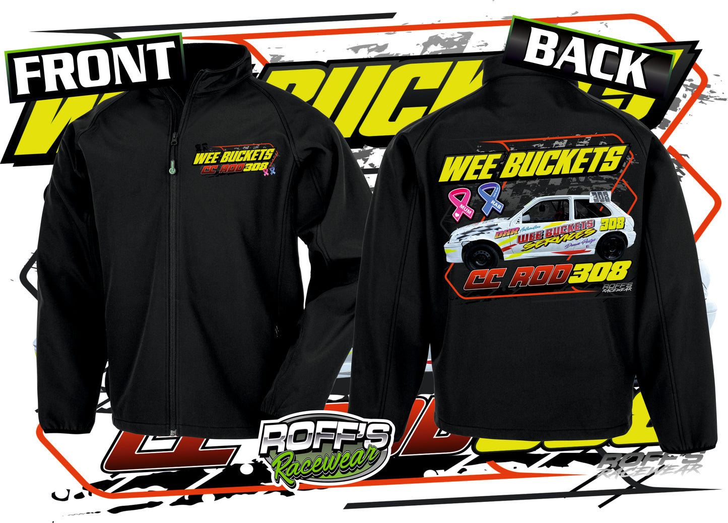 #308 Wee Buckets Adult Softshell Jacket