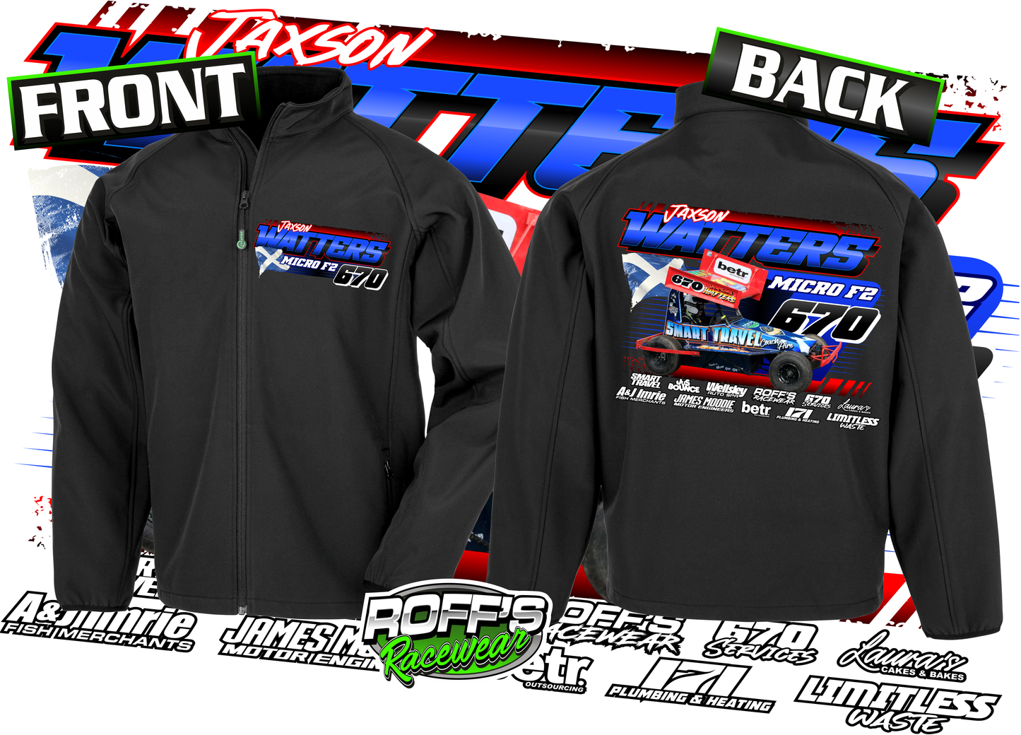 #670 Jaxson Watters Adult Softshell Jacket