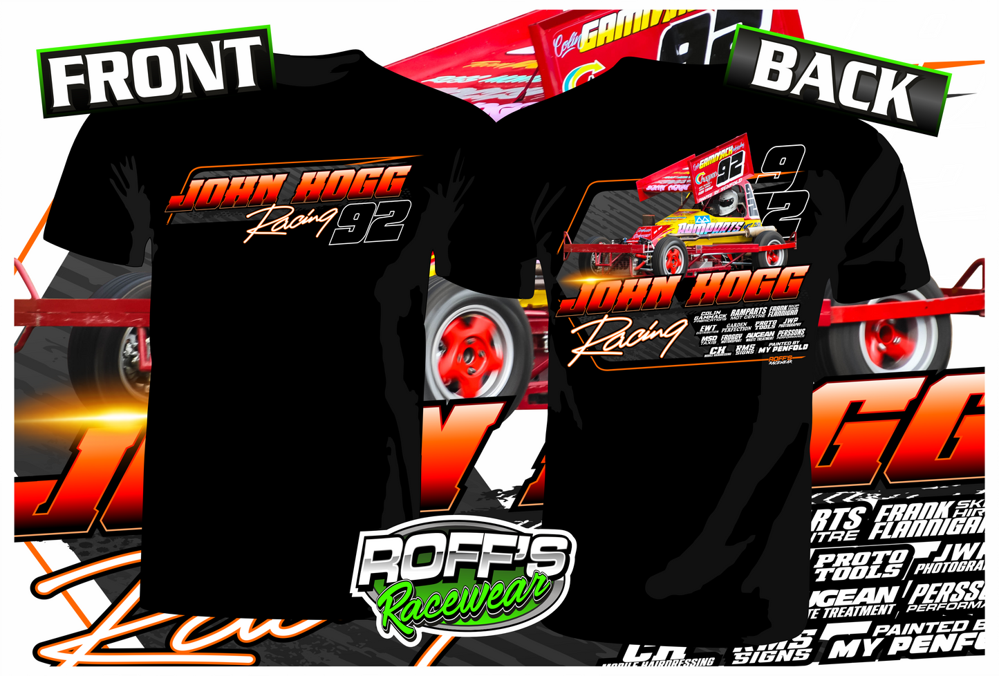 #92 John Hogg Adult T-Shirts