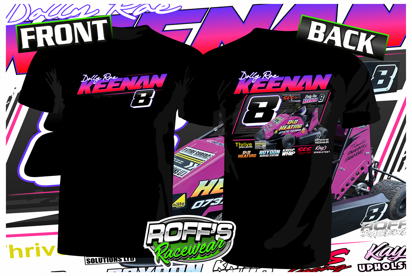 #8 Dolly Rae Keenan Kids T-Shirts