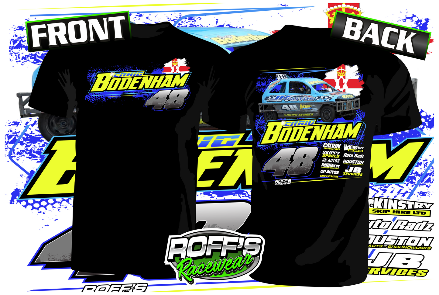 #48 Craig Bodenham Adult T-Shirts