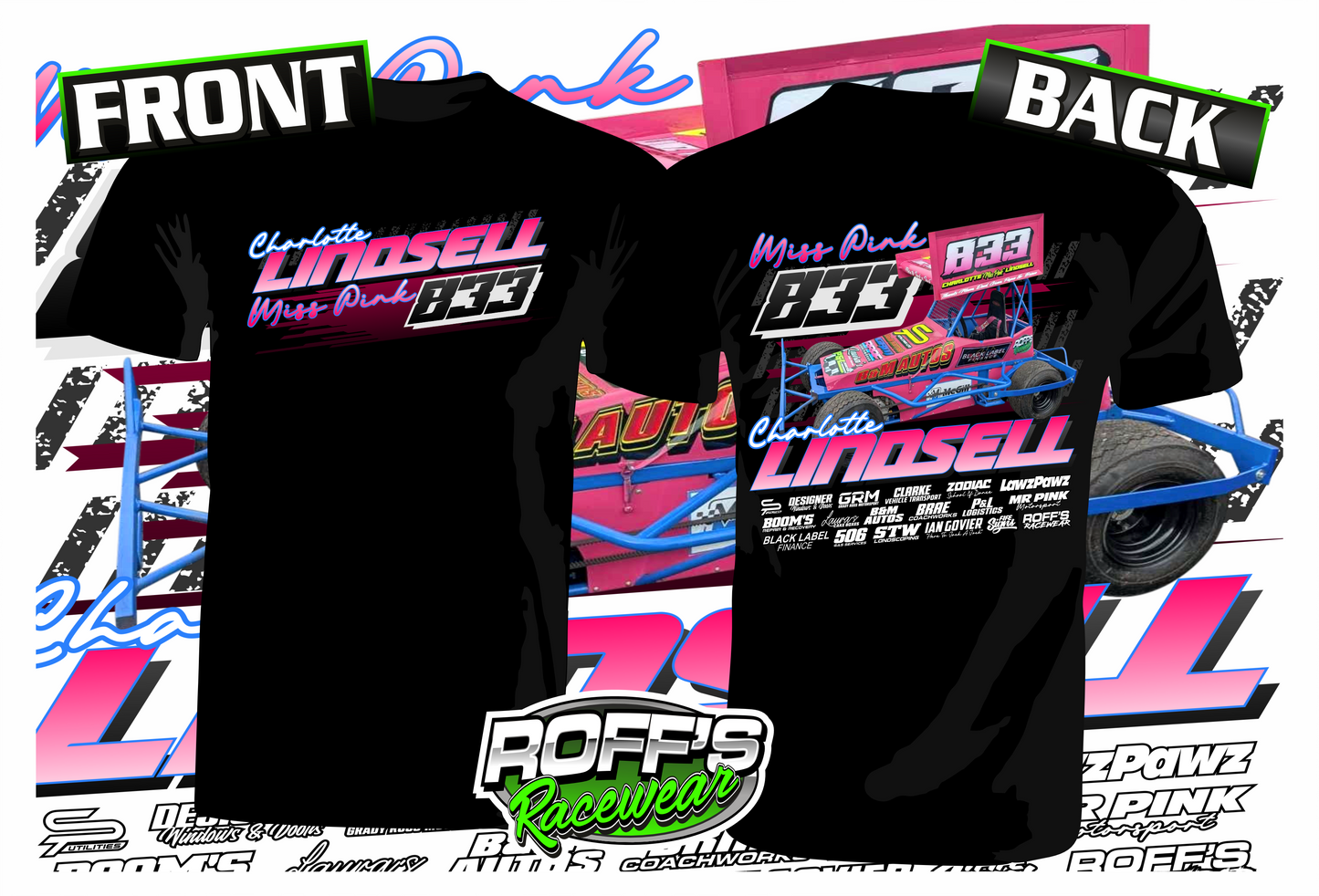 #833 Charlotte "Miss Pink" Lindsell Kid T-Shirt
