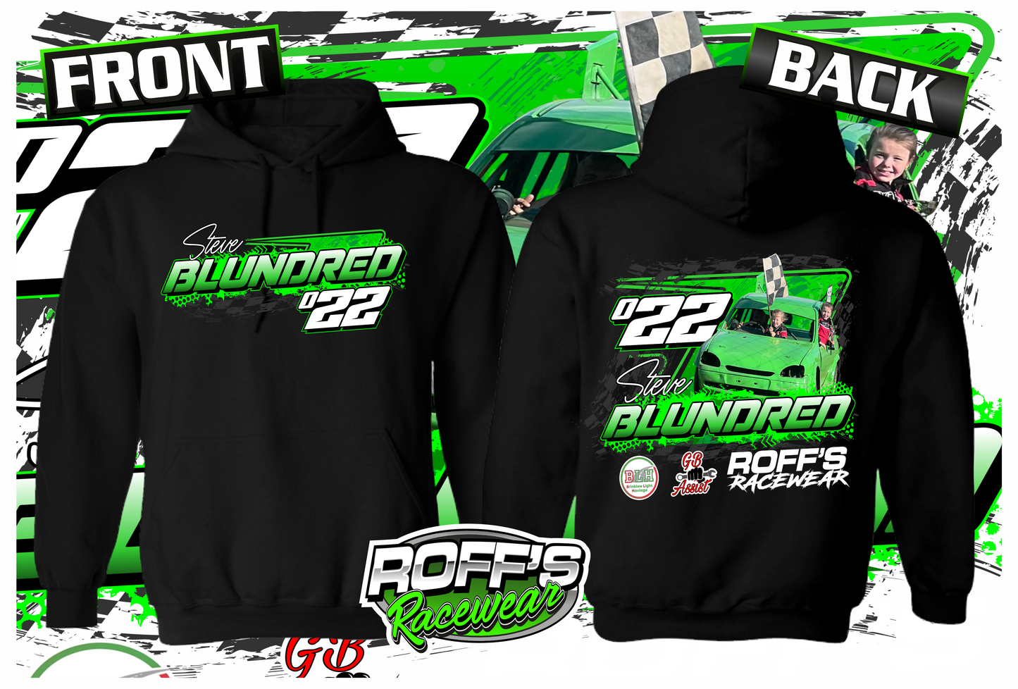 #022 Steve Blundred Kid Hoodies