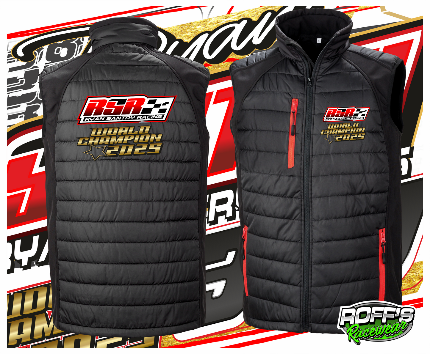 #389 Ryan Santry Adult Bodywarmer (Embroidery)