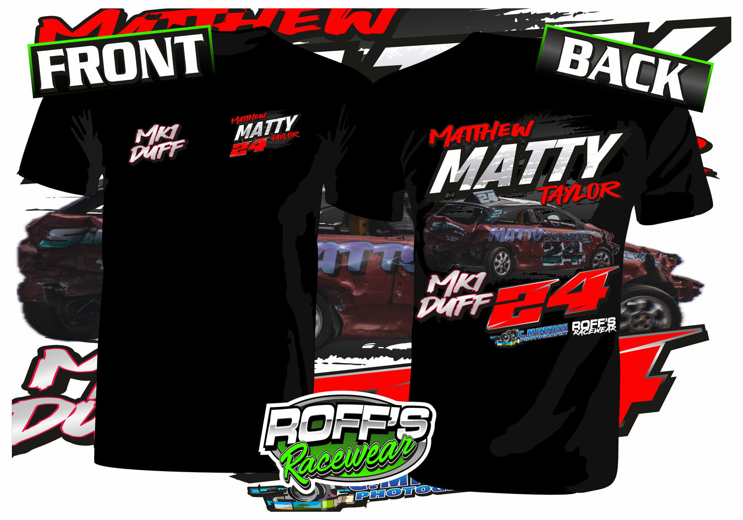 #24 Matthew Taylor Kids T-Shirts