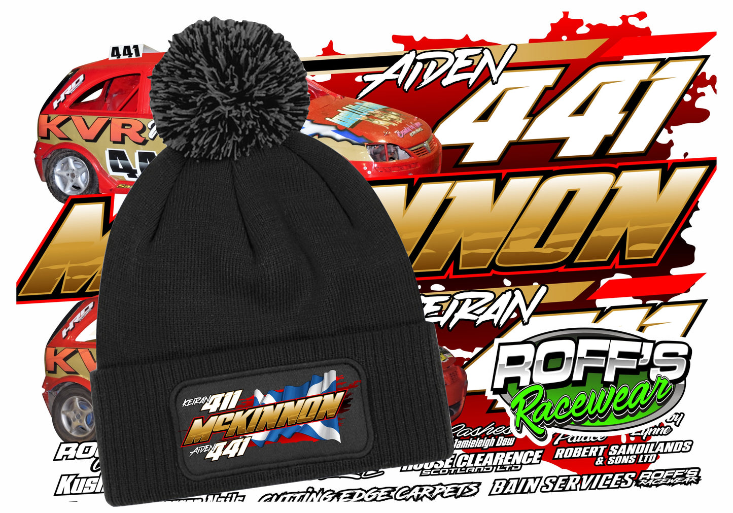 #441/411 Keiran & Aiden McKinnon Bobble Hat