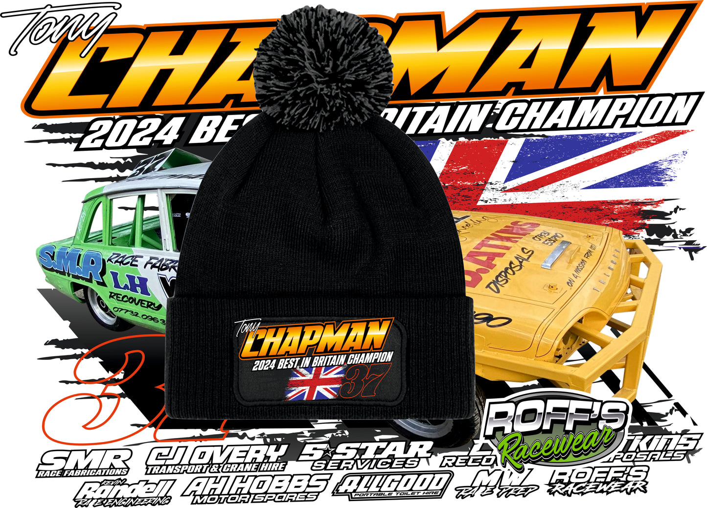 #37 Tony Chapman Bobble Hat