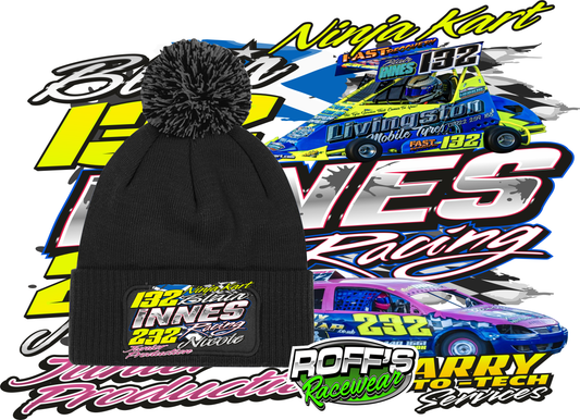 #132 / 232 Blair & Nicole Innes Racing Bobble Hat