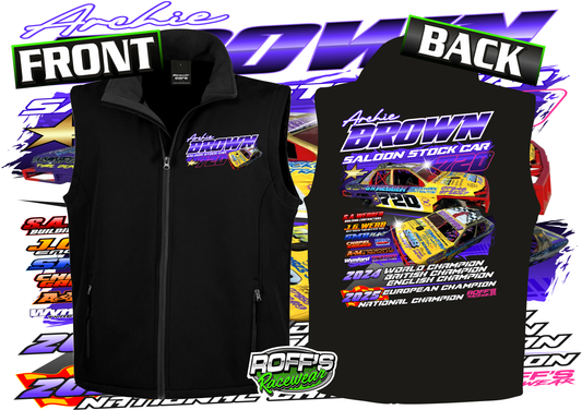 #720 Archie Brown Adult Bodywarmer (Print)