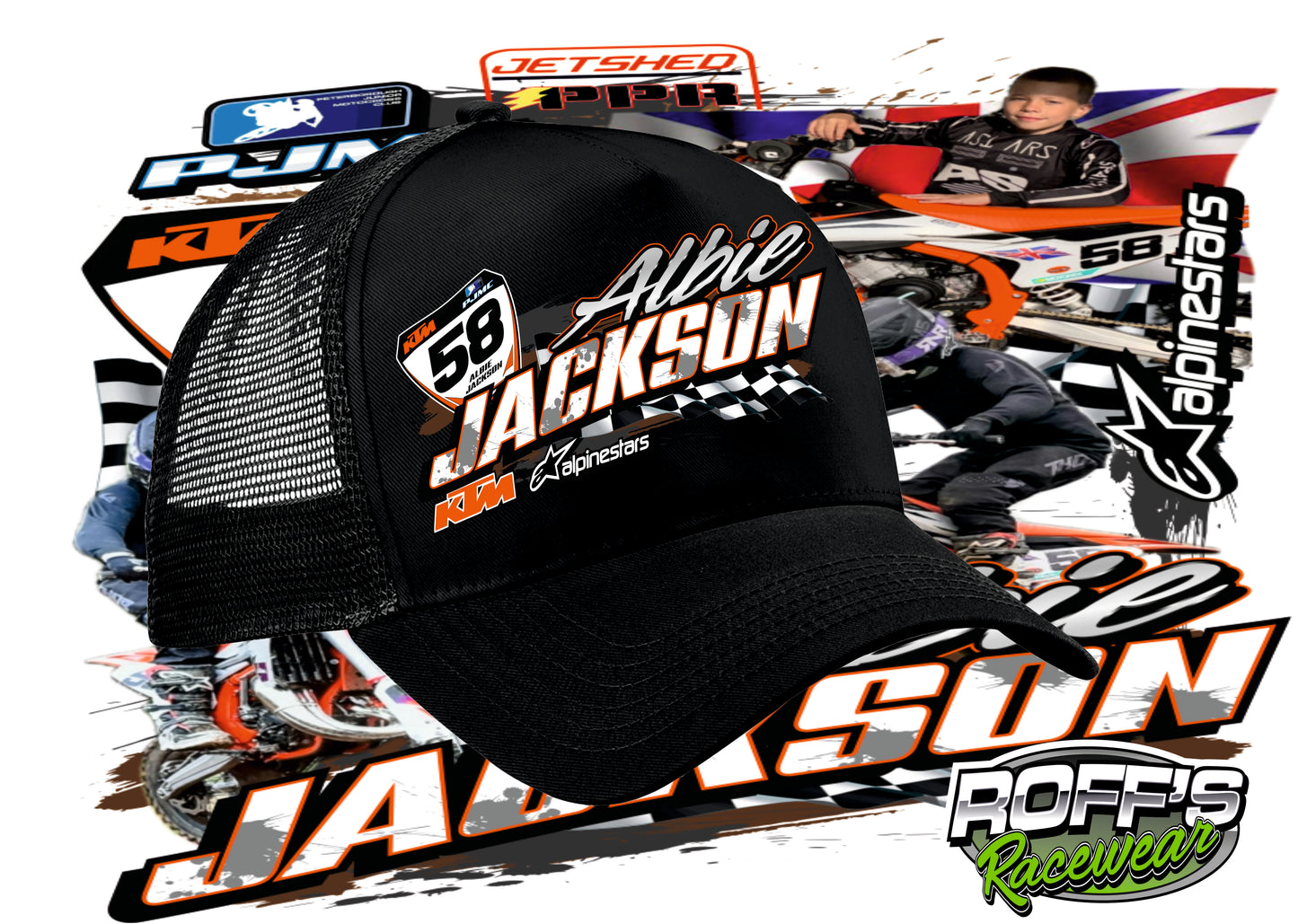 #58 Albie Jackson  Hats