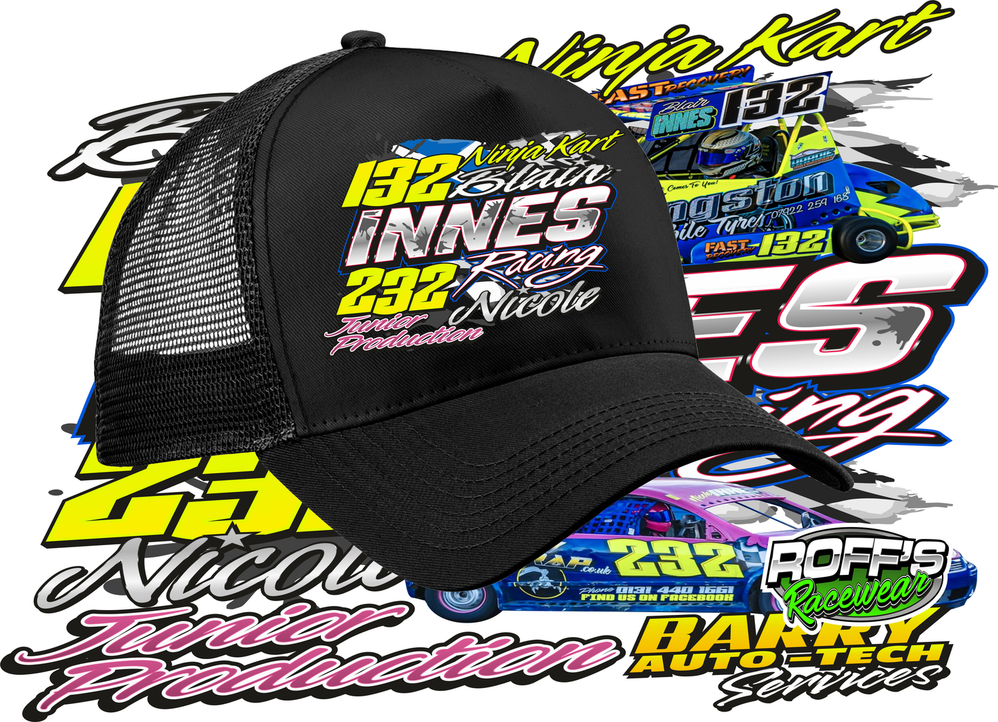 #132 / 232 Blair & Nicole Innes Racing Cap