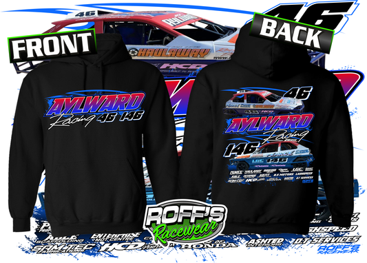#46 / 146 Aylward Racing Adult Hoodie