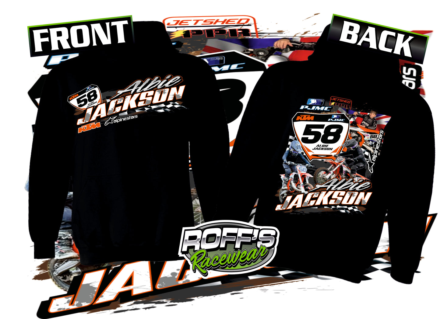 #58 Albie Jackson Kids Hoodie