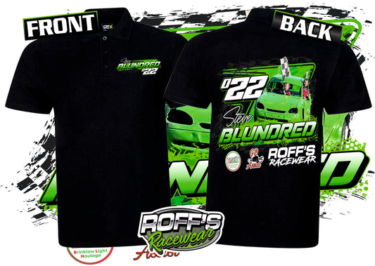 #022 Steve Blundred Adult Polos