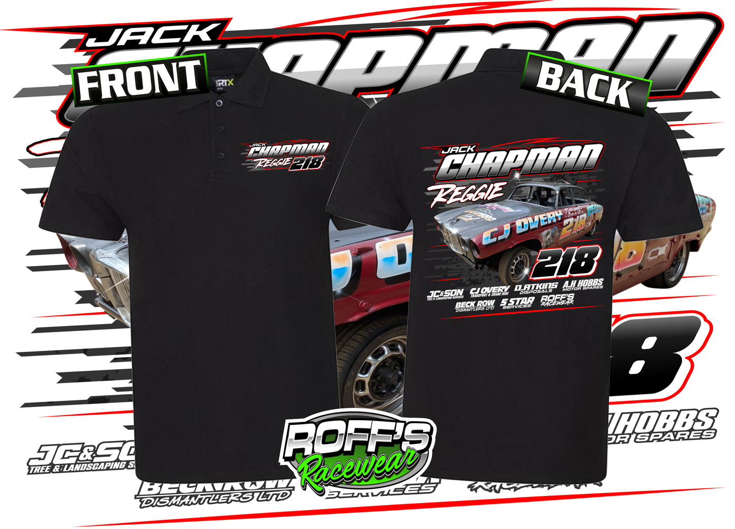#218 Jack Chapman Reggie Adult Polos
