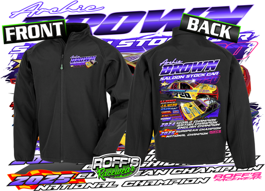 #720 Archie Brown Adult Softshell (Print)