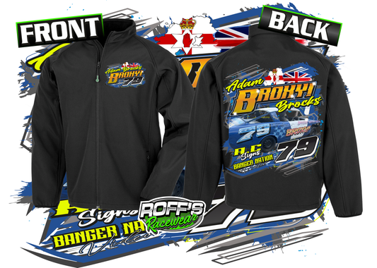 #79 Adam "Broxy" Brocks Adult Softshell Jacket