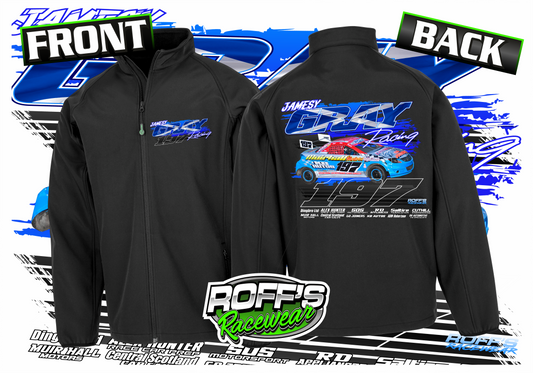 #197 Jamesy Gray Adult Softshell Jacket