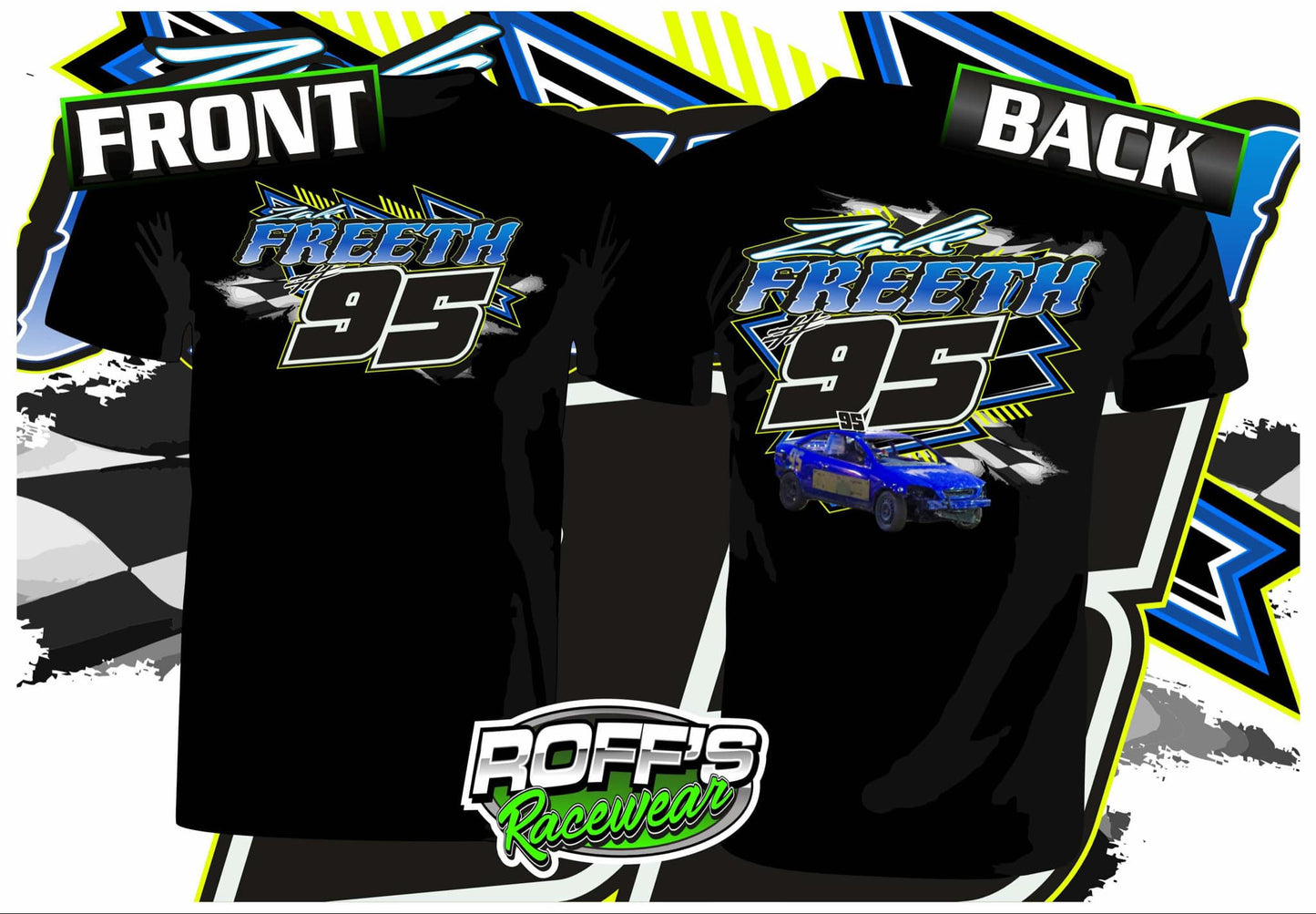 #95 Zak Freeth Adult T-Shirts