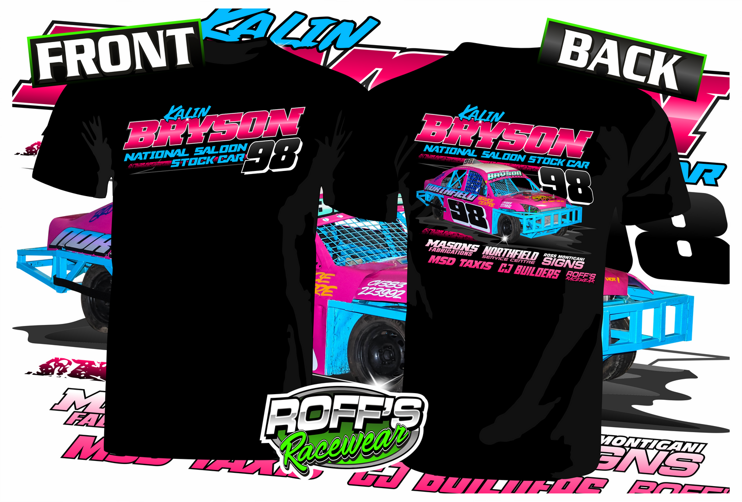 #98 Kalin Bryson Adult T-Shirts