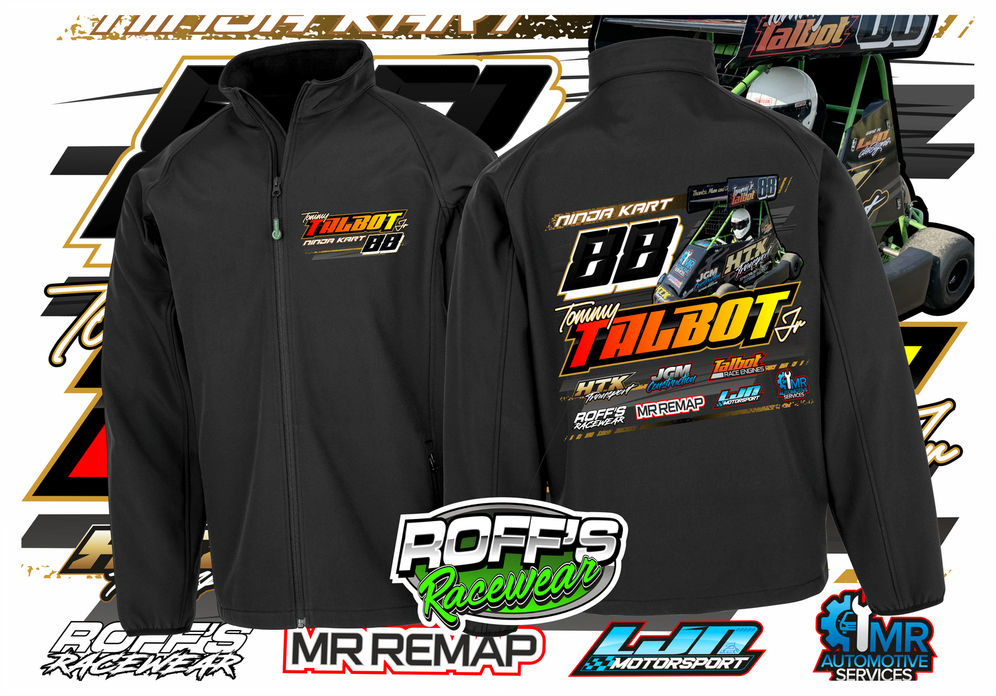 #88 Tommy Talbot Jnr Adult Softshell / Bodywarmer