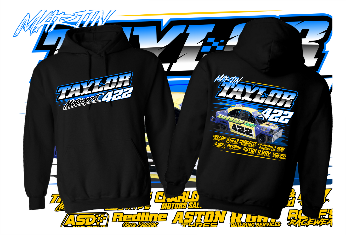 #422 Martin Taylor Kids Hoodies