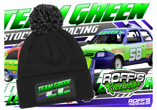 #08/58 Team Green Bobble Hats