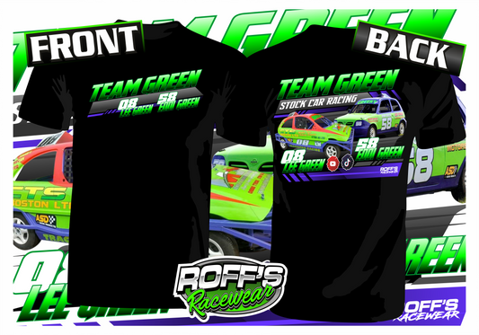 #08/58 Team Green Adult T-Shirts